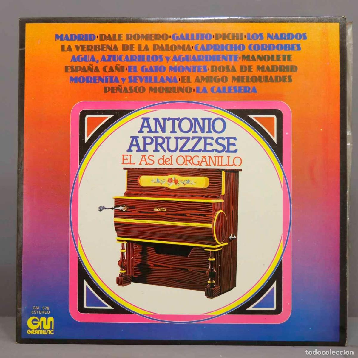 Discos de vinilo: LP. APRUZZESE. EL AS DEL ORGANILLO - Foto 1