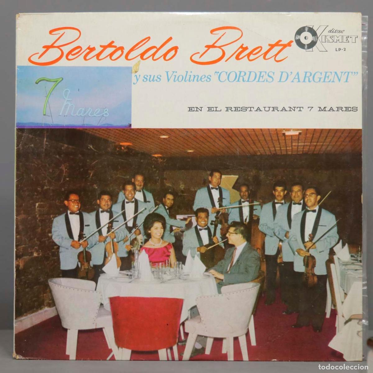 Discos de vinilo: PENDIENTE DE LP. BRETT Y SUS VIOLINES CORDES D&acute;ARGENT - Foto 1