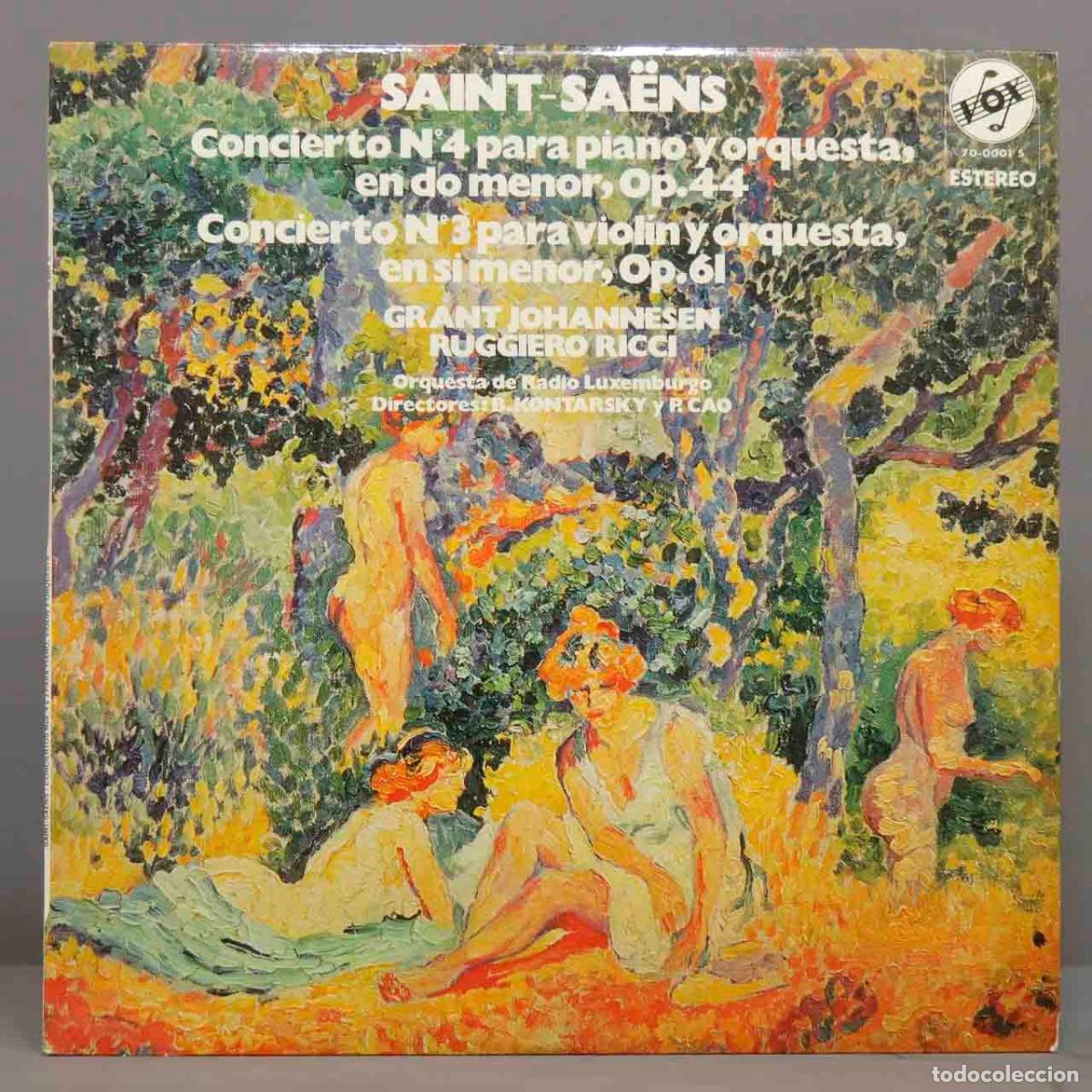 Dischi in vinile: LP. OP. 44. OP. 61. SAINT-SAENS. RICCI