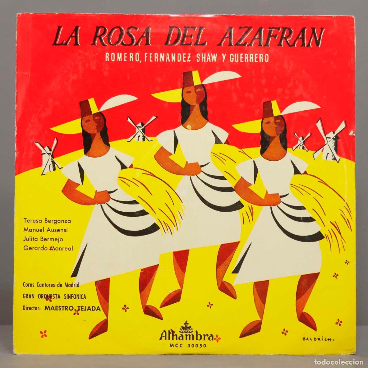 Discos de vinilo: LP. Tejada &ndash; La Rosa Del Azafr&aacute;n - Foto 1
