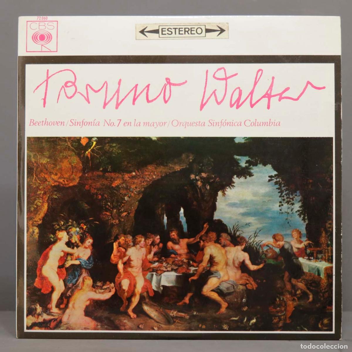 Discos de vinilo: LP. SINFONIA 7. BRUNO WALTER. BEETHOVEN - Foto 1