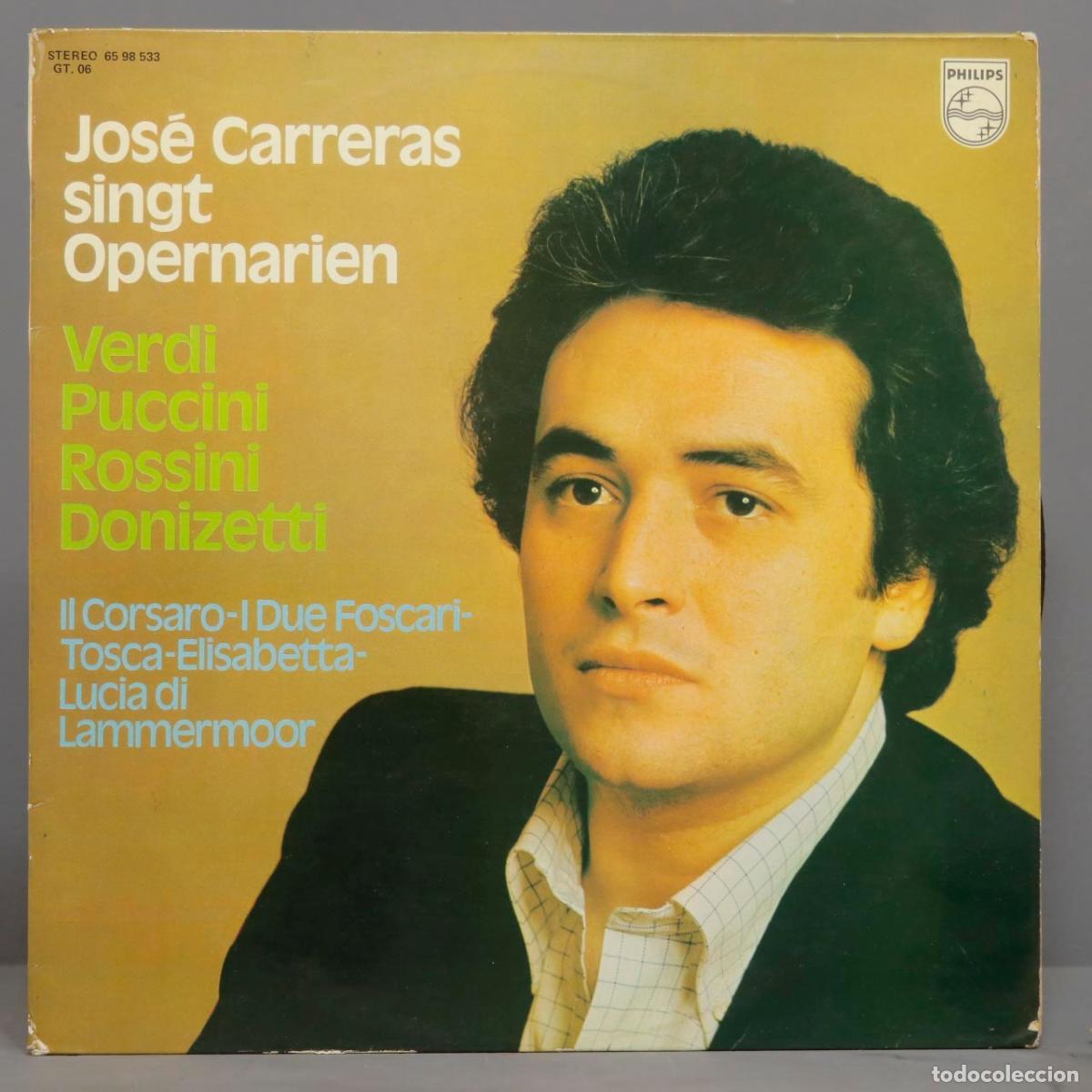 Discos de vinilo: LP. Jos&eacute; Carreras Singt Opernarien - Foto 1