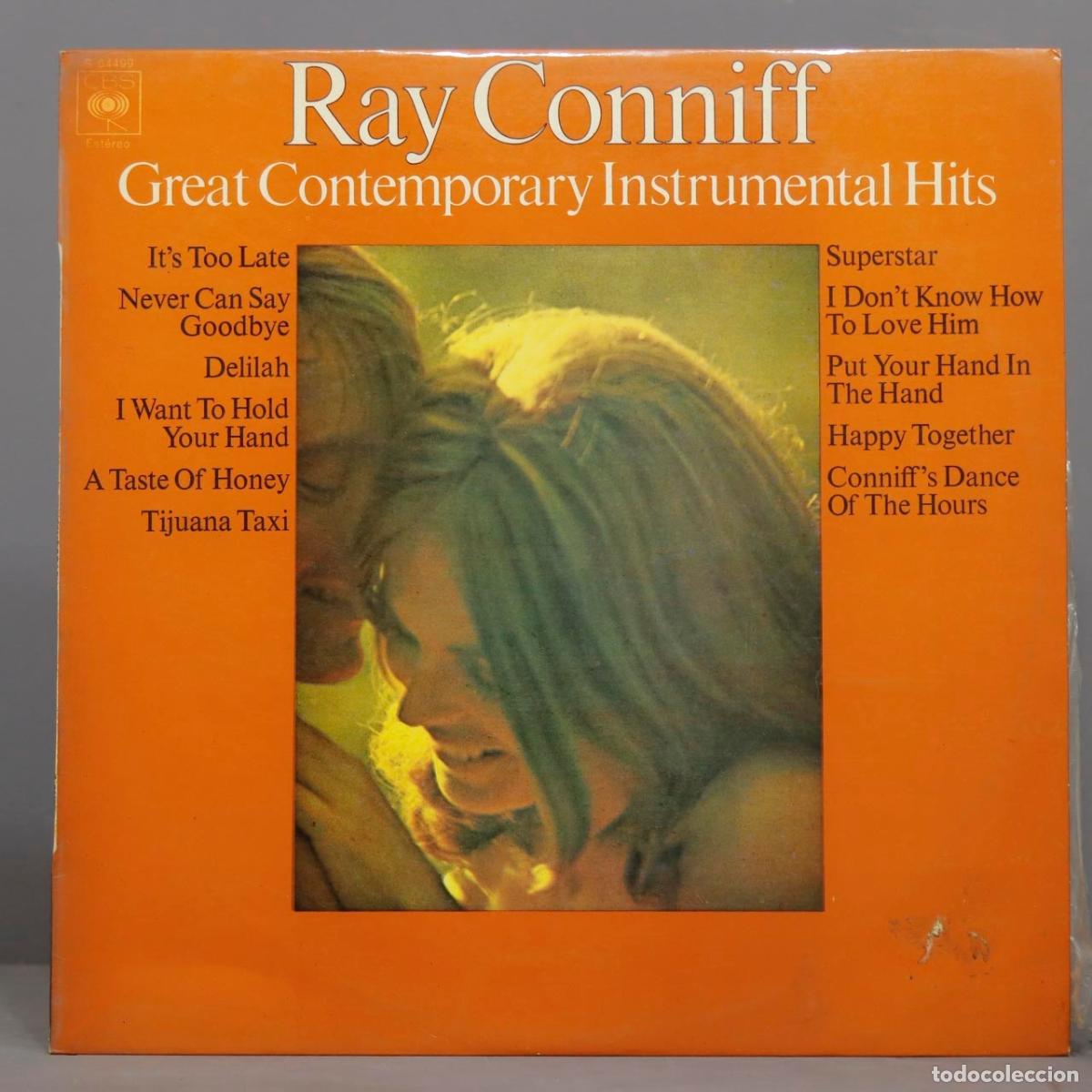 Discos de vinilo: LP. Conniff &ndash; Great Contemporary Instrumental Hits - Foto 1