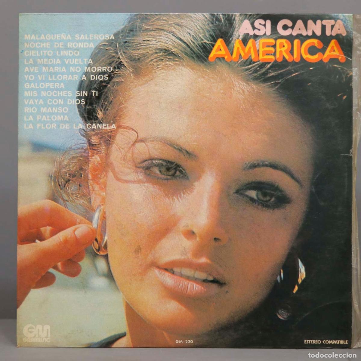 Vinyl records: LP. ASI CANTA AMERICA