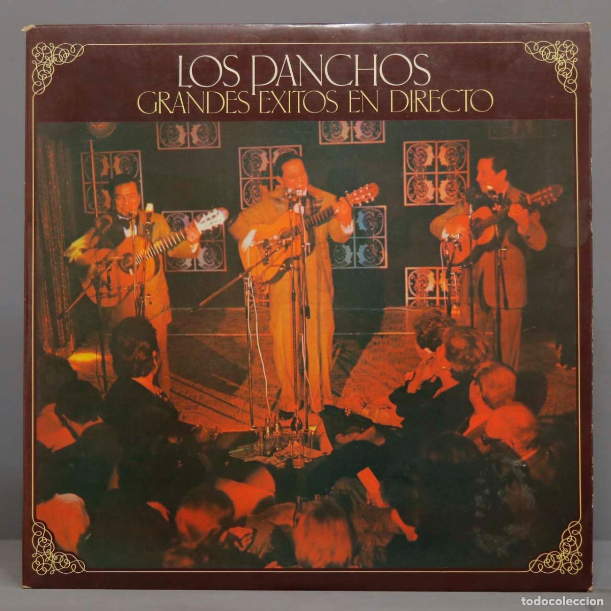 Discos de vinilo: 2 LP. Los Panchos &ndash; Grandes &Eacute;xitos En Directo - Foto 1