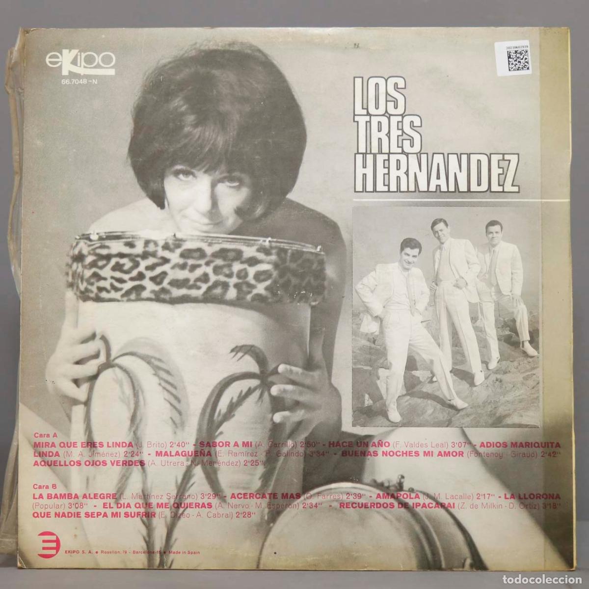 Discos de vinilo: LP. Los Tres Hernandez &ndash; Los Tres Hernandez - Foto 2