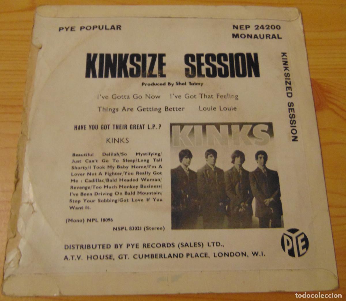 Discos de vinilo: The Kinks &lrm;&ndash; Kinksize Session -EP UK 1964 - Foto 3