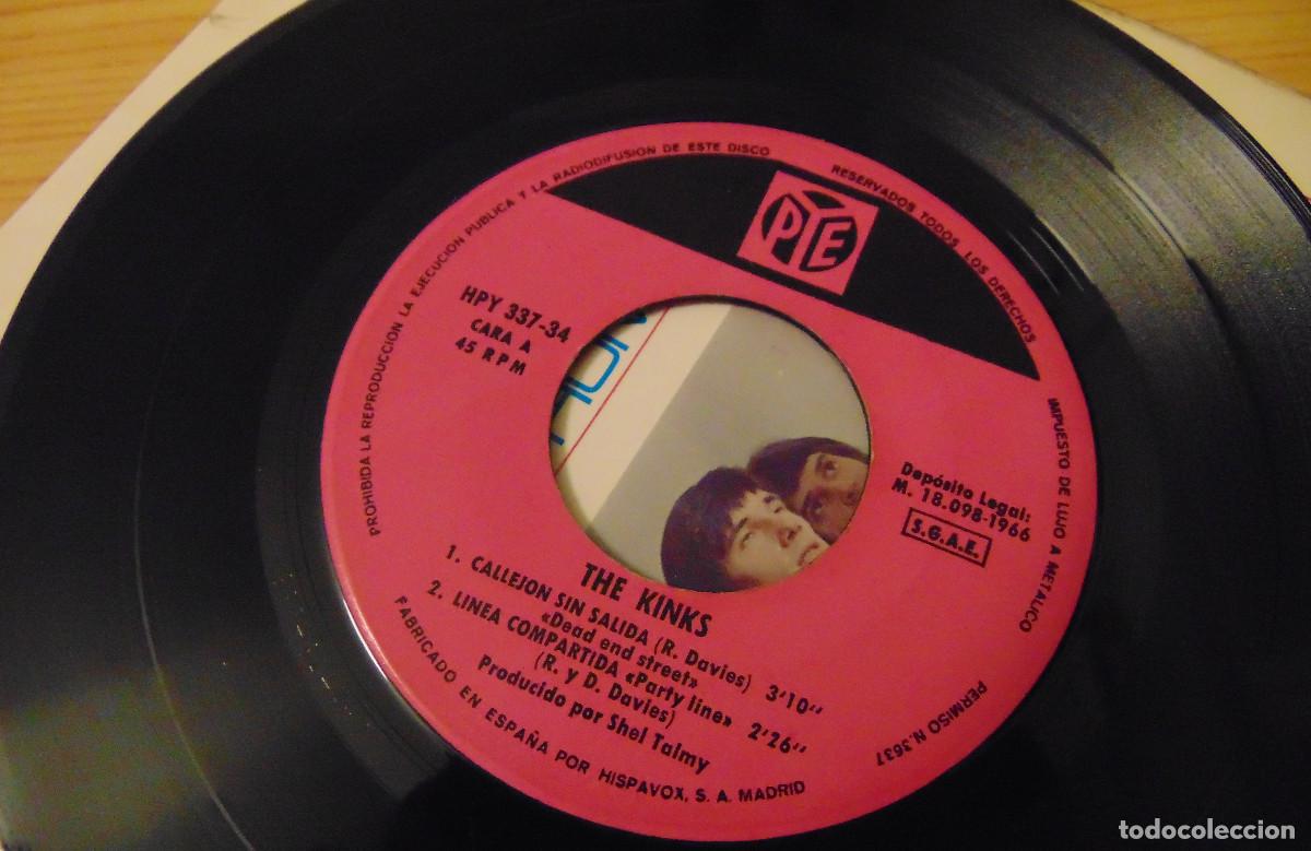 Discos de vinilo: The Kinks &ndash; Callejon Sin Salida - EP 1966 - Foto 3