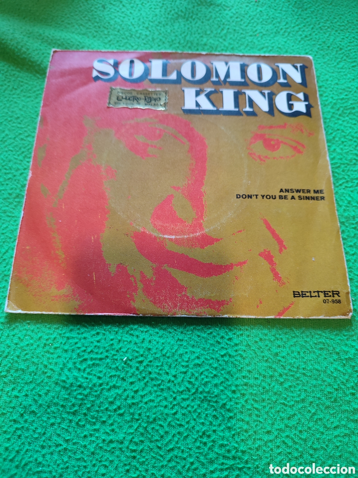 Discos de vinilo: Salom&oacute;n King - Answer me - Foto 1