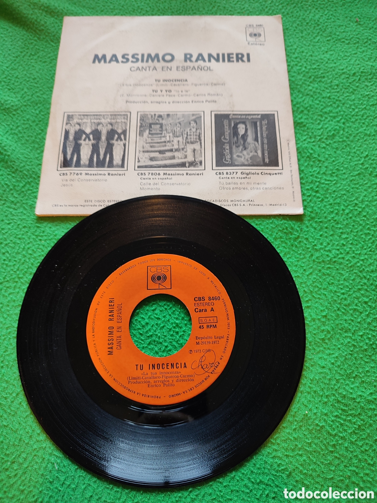 Discos de vinilo: Massimo Ranieri - Tu inocencia - Foto 2