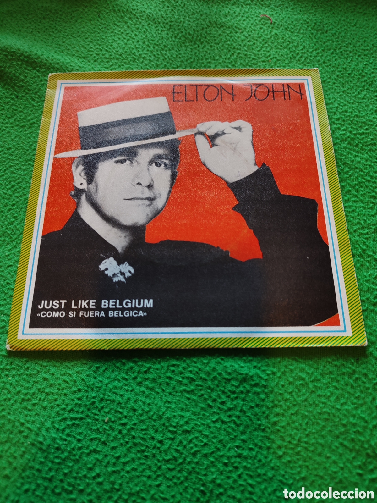 Discos de vinilo: Elton John - Just like belgium - Foto 1