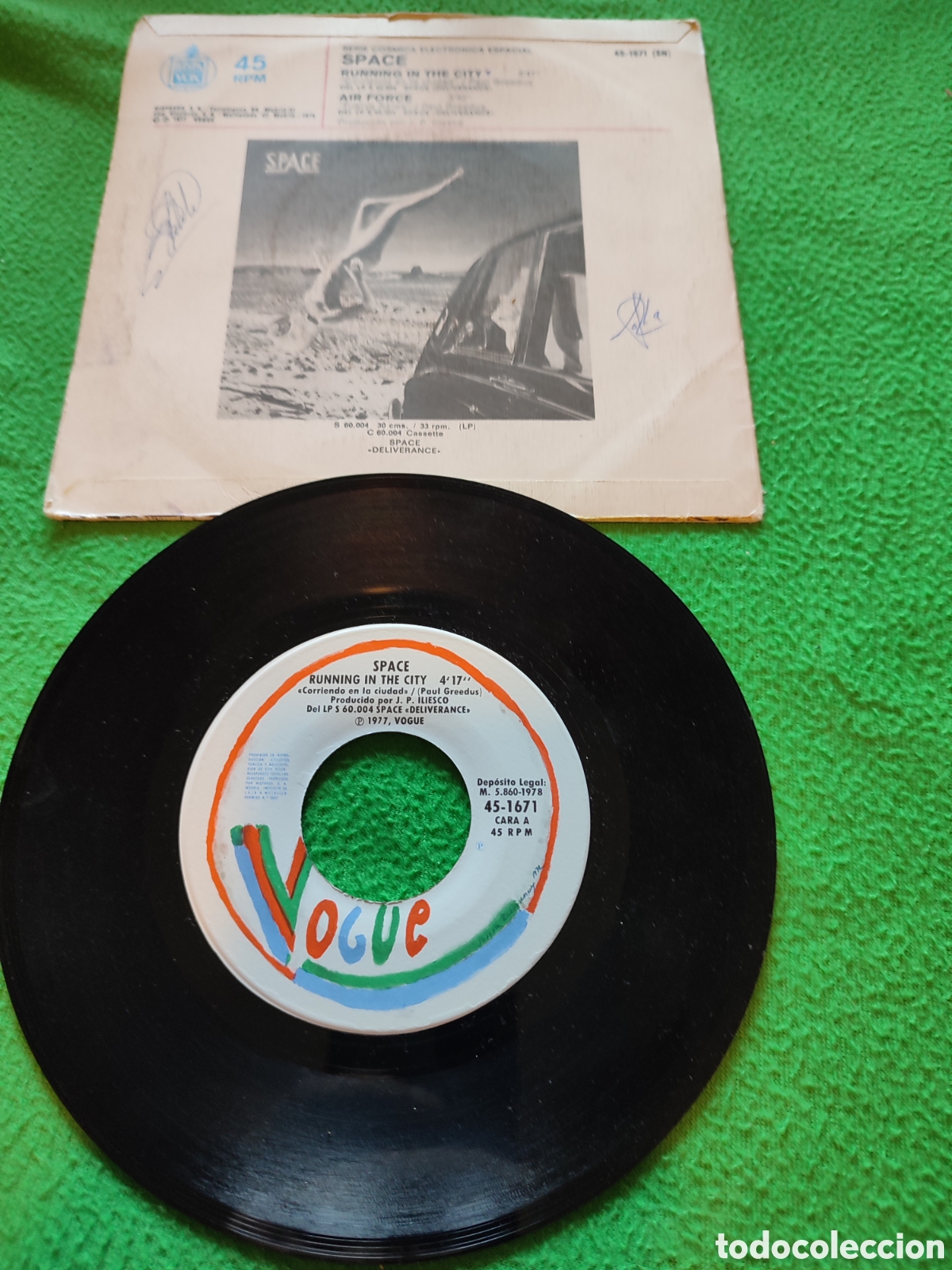 Discos de vinilo: Space - Running in the city - Foto 2