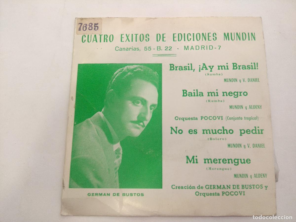 Discos de vinilo: GERMAN DE BUSTOS Y ORQUESTA POCOVI/SINGLE. - Foto 1