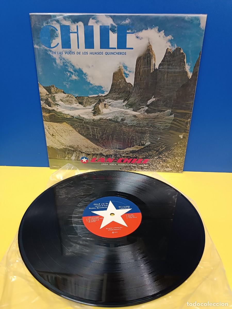 Disques de vinyle: CHILE EN LAS VOCES DE LOS HUASOS QUINCHEROS - DISCO DE VINILO