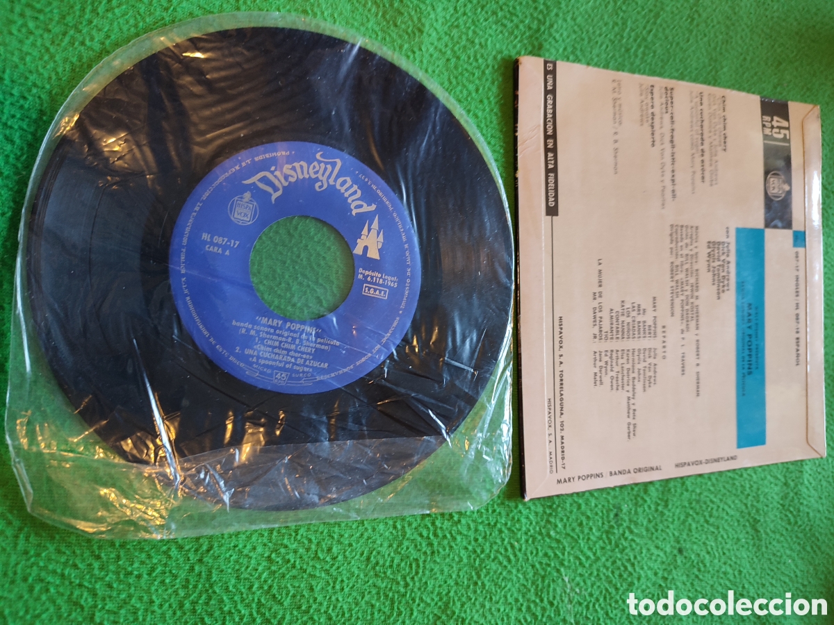 Discos de vinilo: Mary Poppins BSO. Extend Play - Foto 2