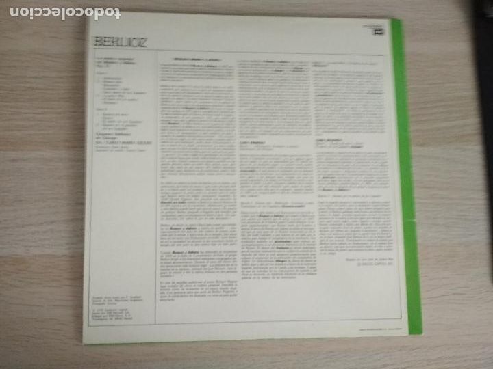 Discos de vinilo: berlioz, romeo y julieta, giulini - Foto 2