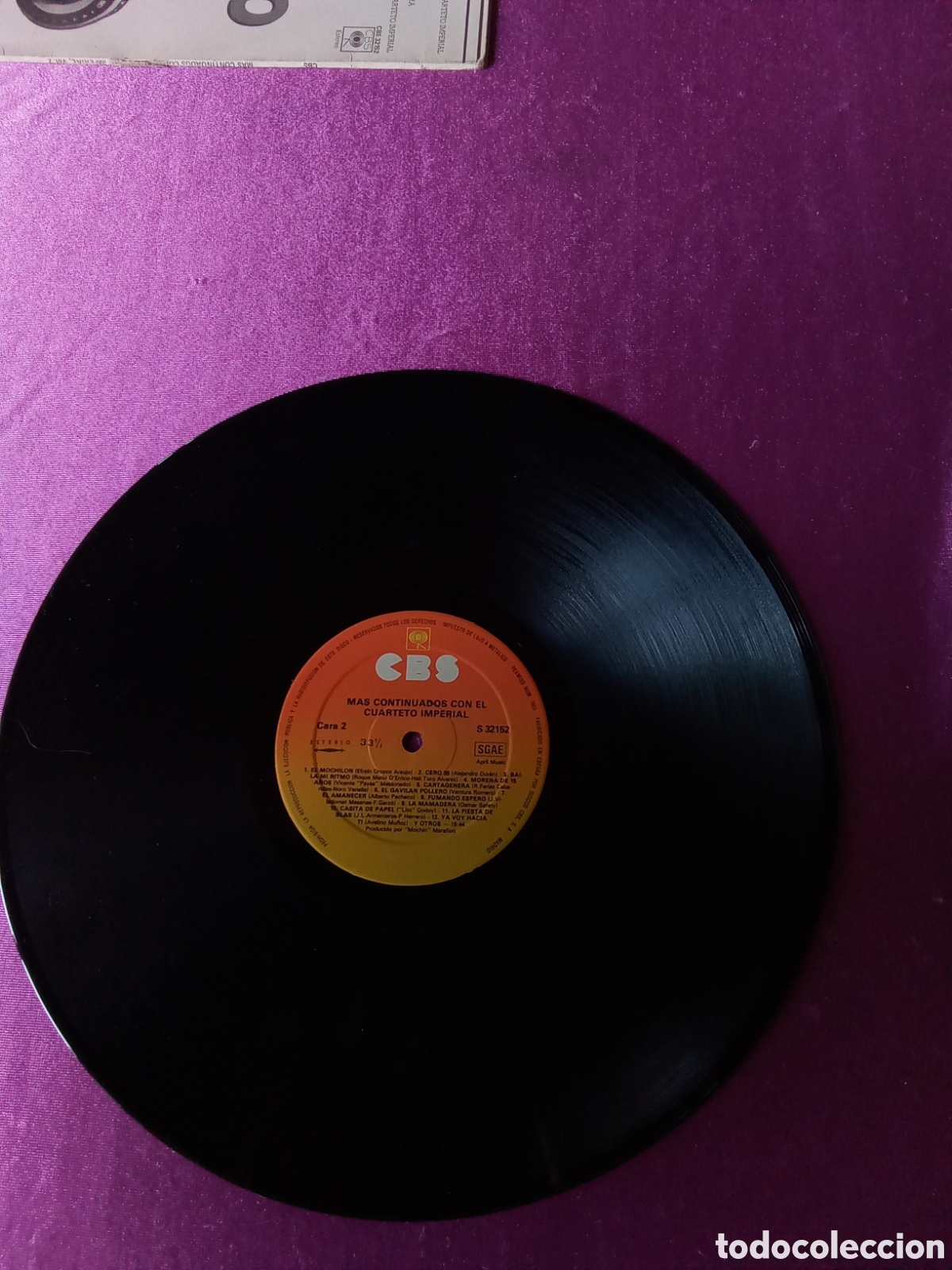 Discos de vinilo: CUARTETO IMPERIAL LP P/1/4/4 - Foto 4