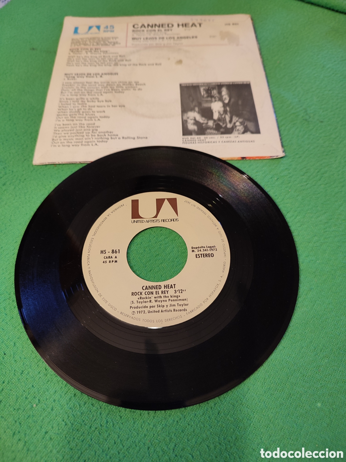 Discos de vinilo: Canned Heat - Rock con..el Rey - Foto 2
