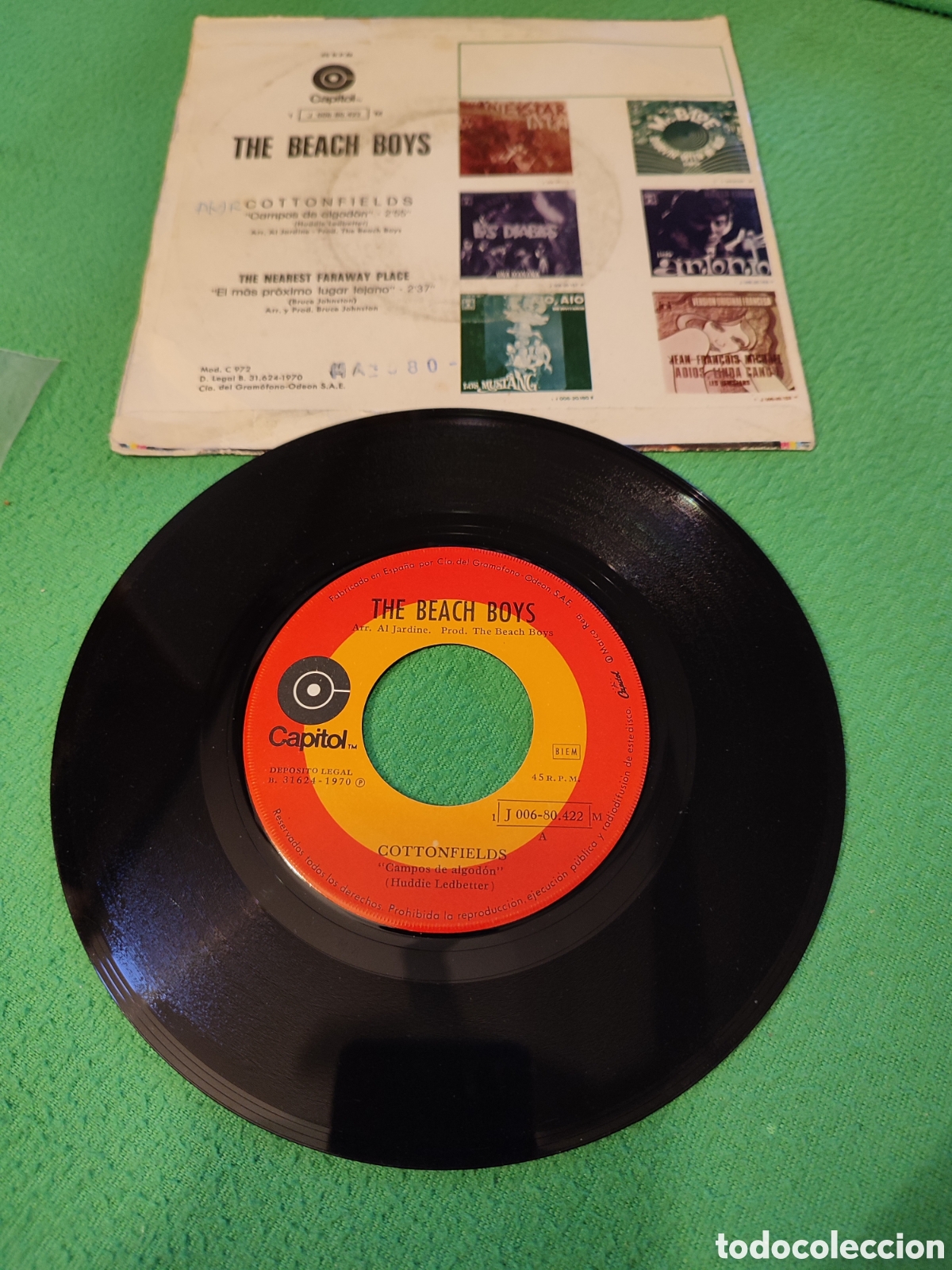 Discos de vinilo: The Beach Boys - Cottonfield - Foto 2
