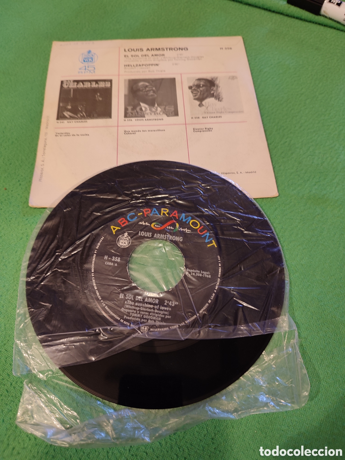 Discos de vinilo: Louis Armstrong - El sol del Amor - Foto 2