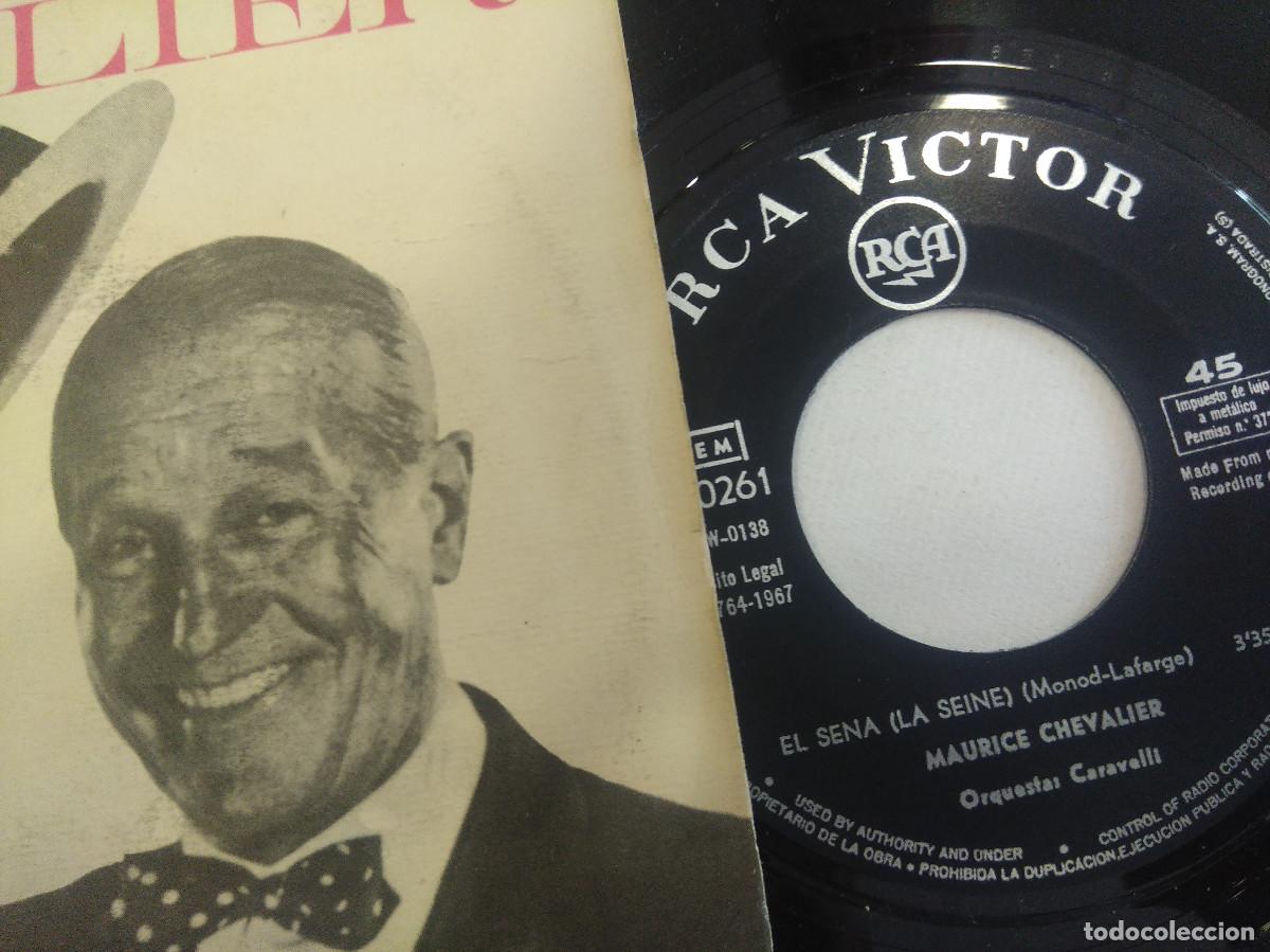 Discos de vinilo: MAURICE CHEVALIER/MONTREAL/SINGLE. - Foto 2