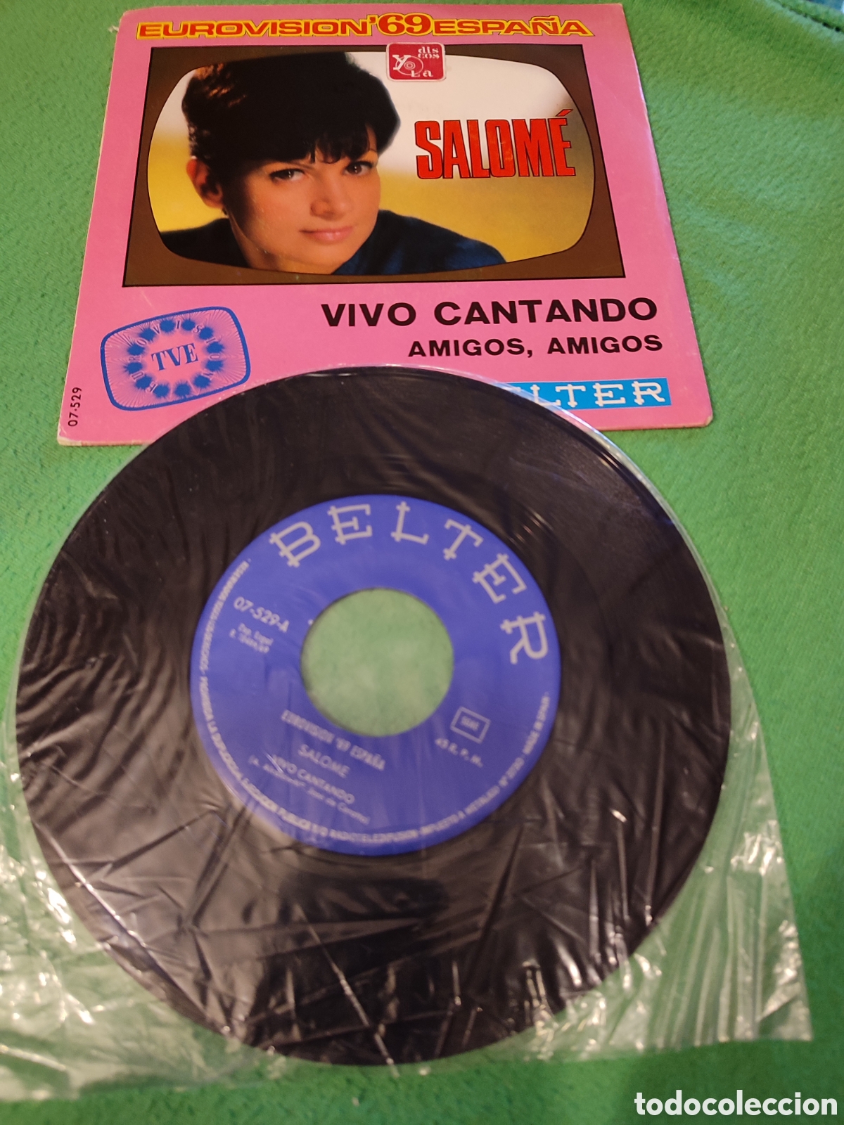 Discos de vinilo: Salom&eacute; - Vivo cantando - Foto 2