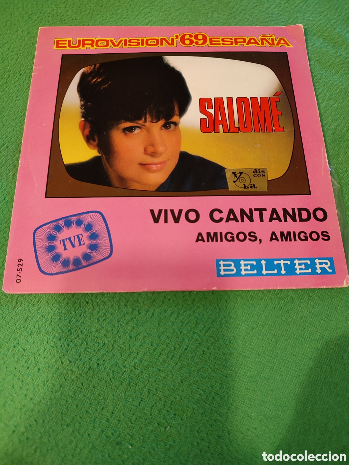 Discos de vinilo: Salom&eacute; - Vivo cantando - Foto 1