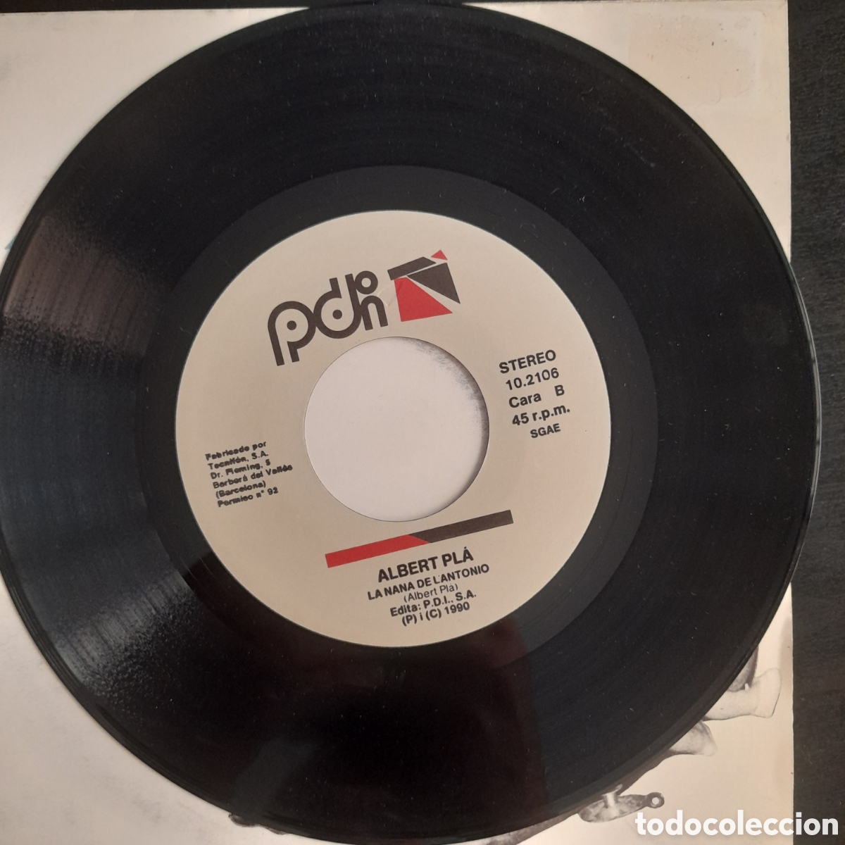 Discos de vinilo: Albert Pla &ndash; La Violaci&oacute;. Vinilo, 7&rdquo;, Single, Promo - Foto 4