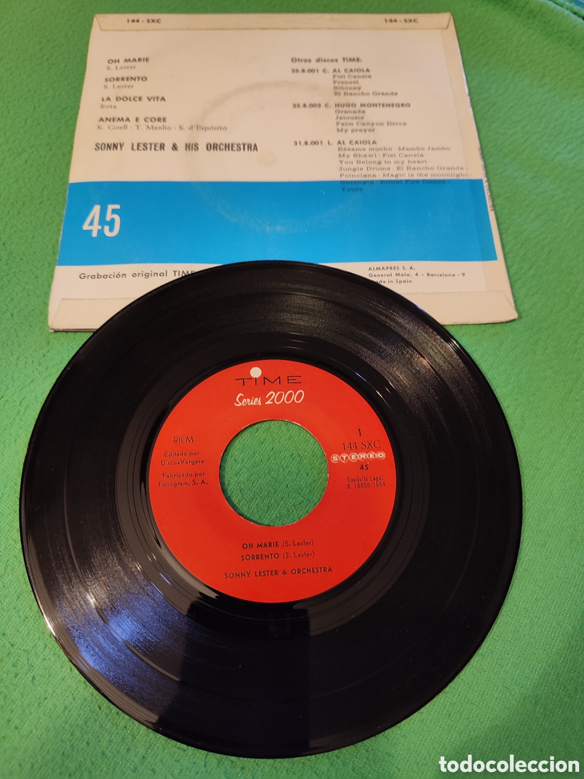 Discos de vinilo: Sonny Lester - En Italia 4 temas - Foto 2
