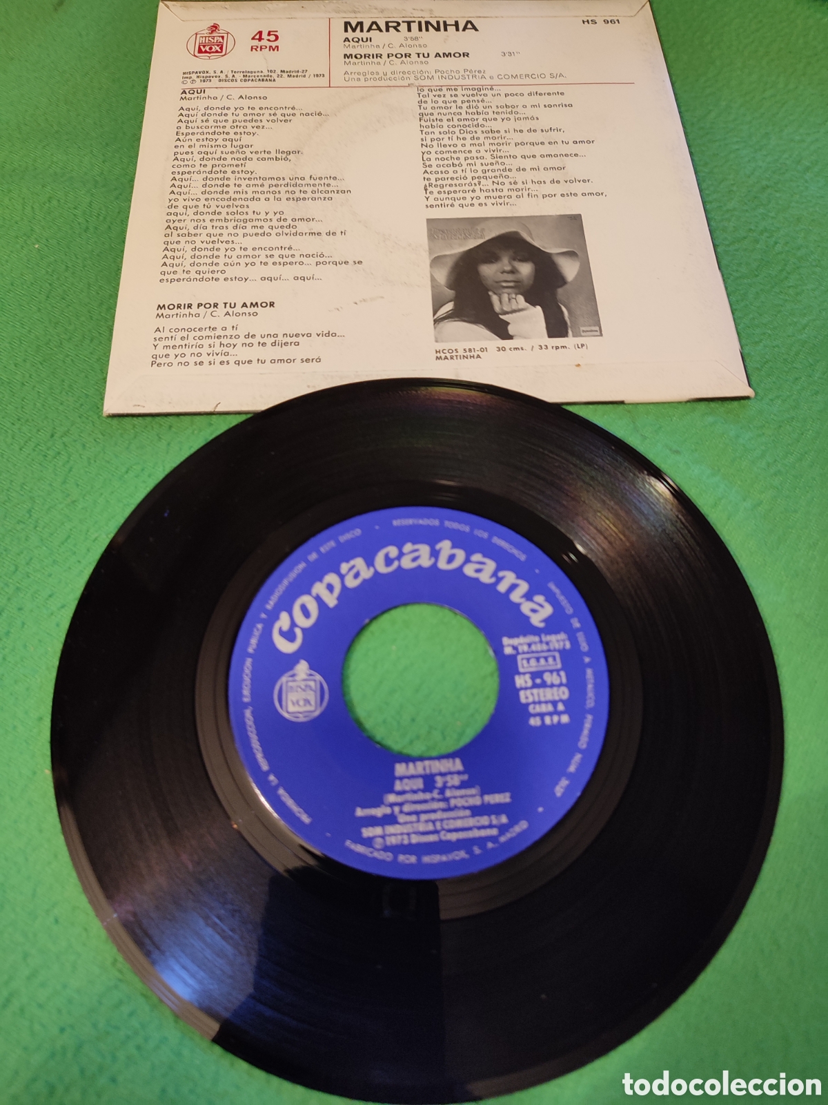 Discos de vinilo: Martinha - Aqui - Foto 2