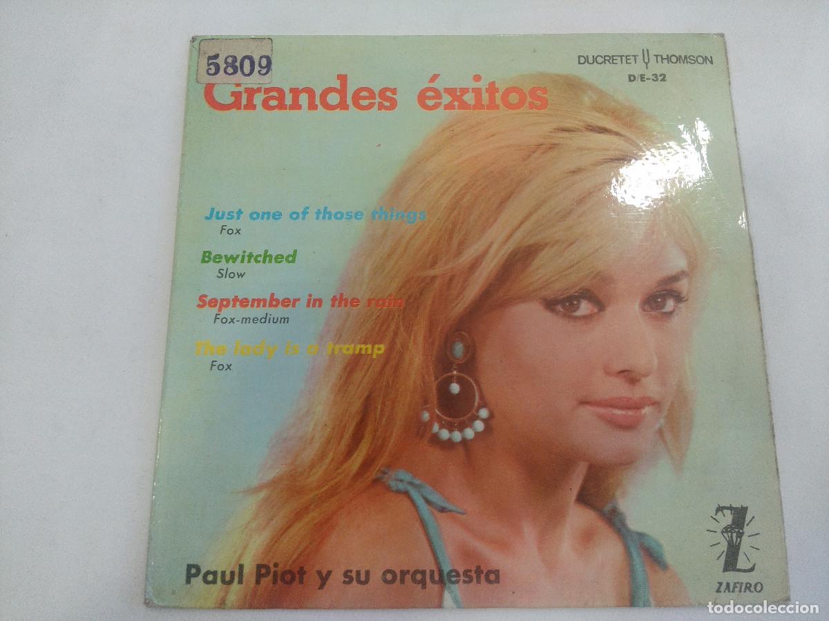 Discos de vinilo: PAUL PIOT Y SU ORQUESTA/GRANDES EXITOS/SINGLE. - Foto 1