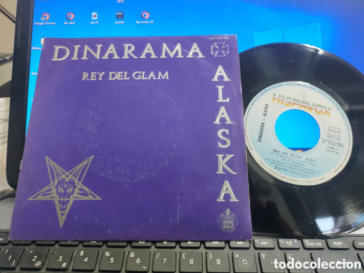 Discos de vinilo: Alaska single rey del glam 1984 - Foto 1