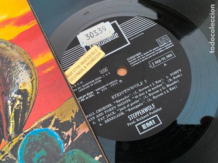 Discos de vinilo: STEPPENWOLF 7 LP ESPA&Ntilde;A 1971 (B-39) - Foto 2