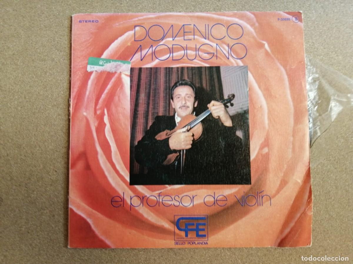 Discos de vinilo: DISCO SINGLE. DOMENICO MODUGNO (EL PROFESOR DE VIOLIN - DOMINGO) - Foto 1
