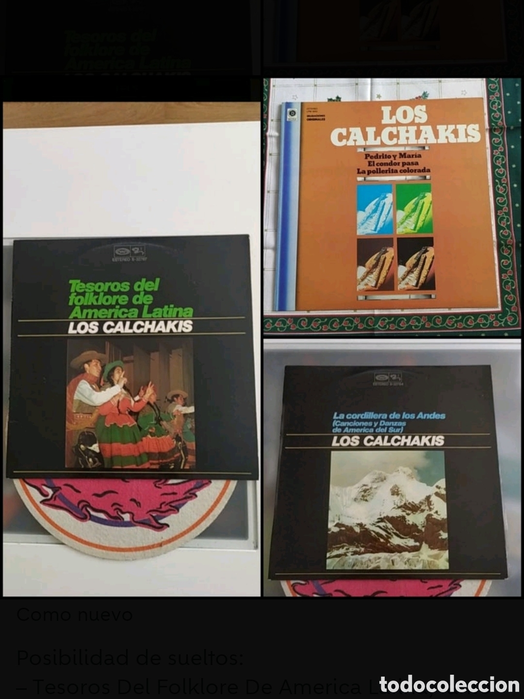 Discos de vinilo: Lote 3 Lps Los Calchakis - Foto 1