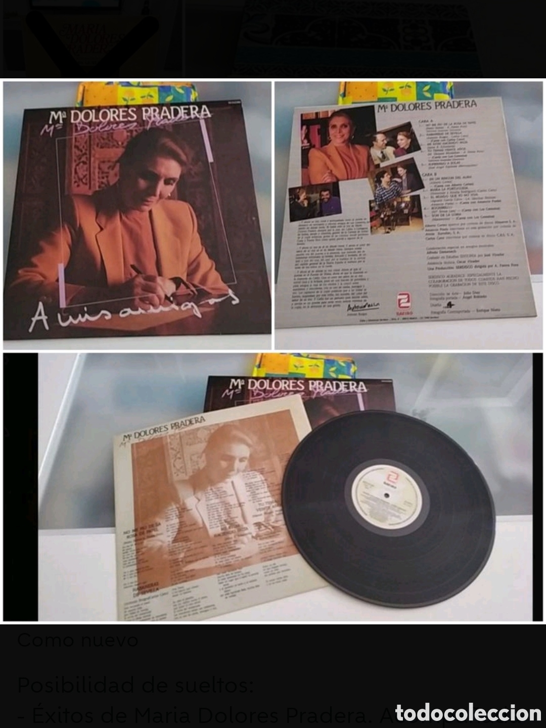 Discos de vinilo: 5 Lps Maria Dolores Pradera - Foto 5