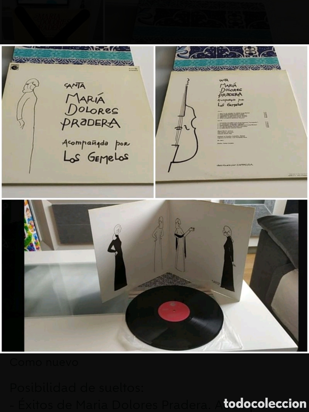 Discos de vinilo: 5 Lps Maria Dolores Pradera - Foto 6