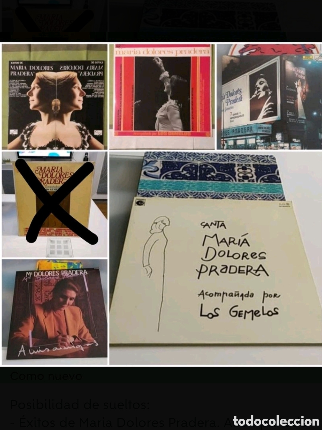 Discos de vinilo: 5 Lps Maria Dolores Pradera - Foto 1