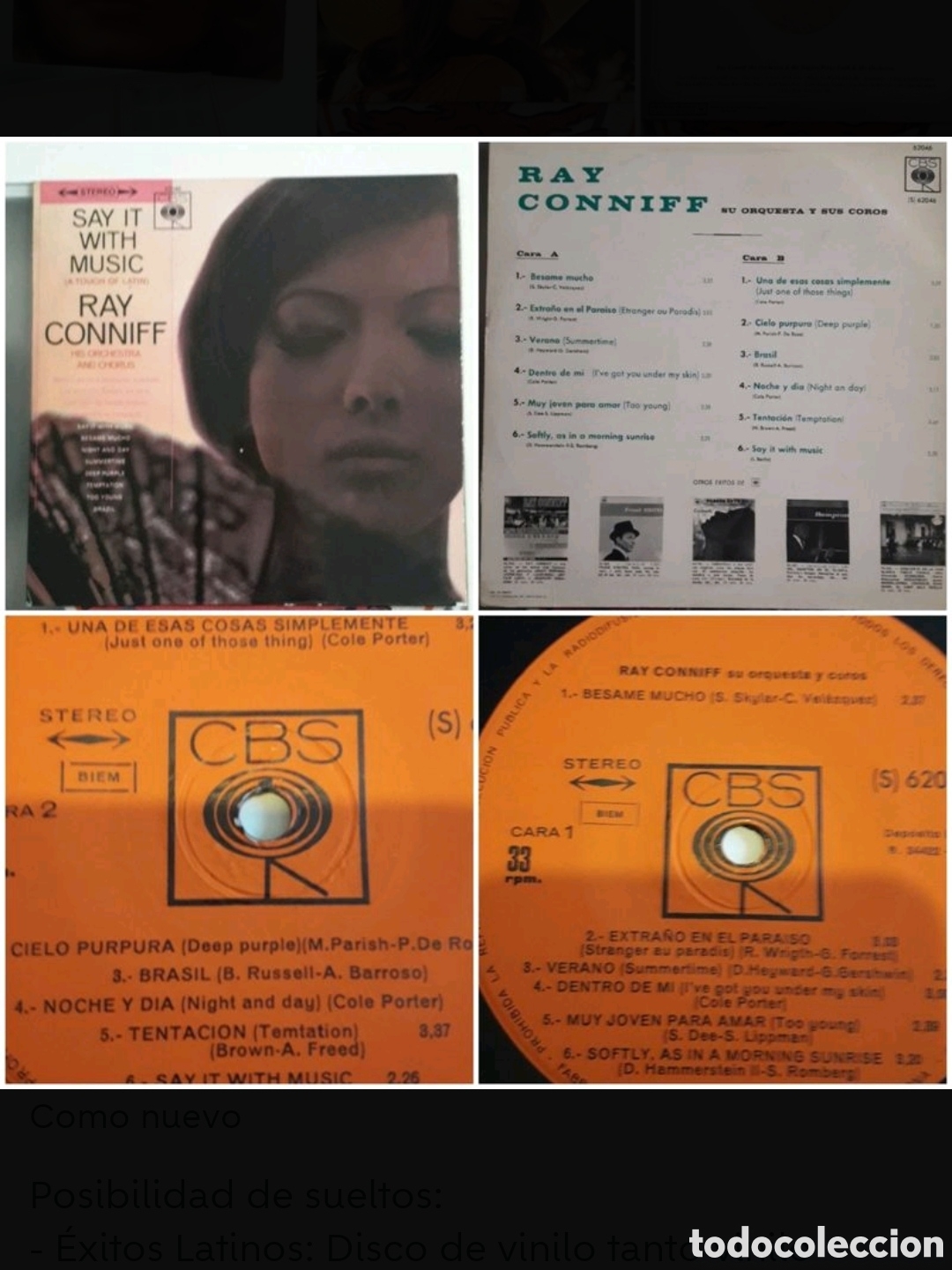 Discos de vinilo: Lote 7 Lps Ray Conniff - Foto 7