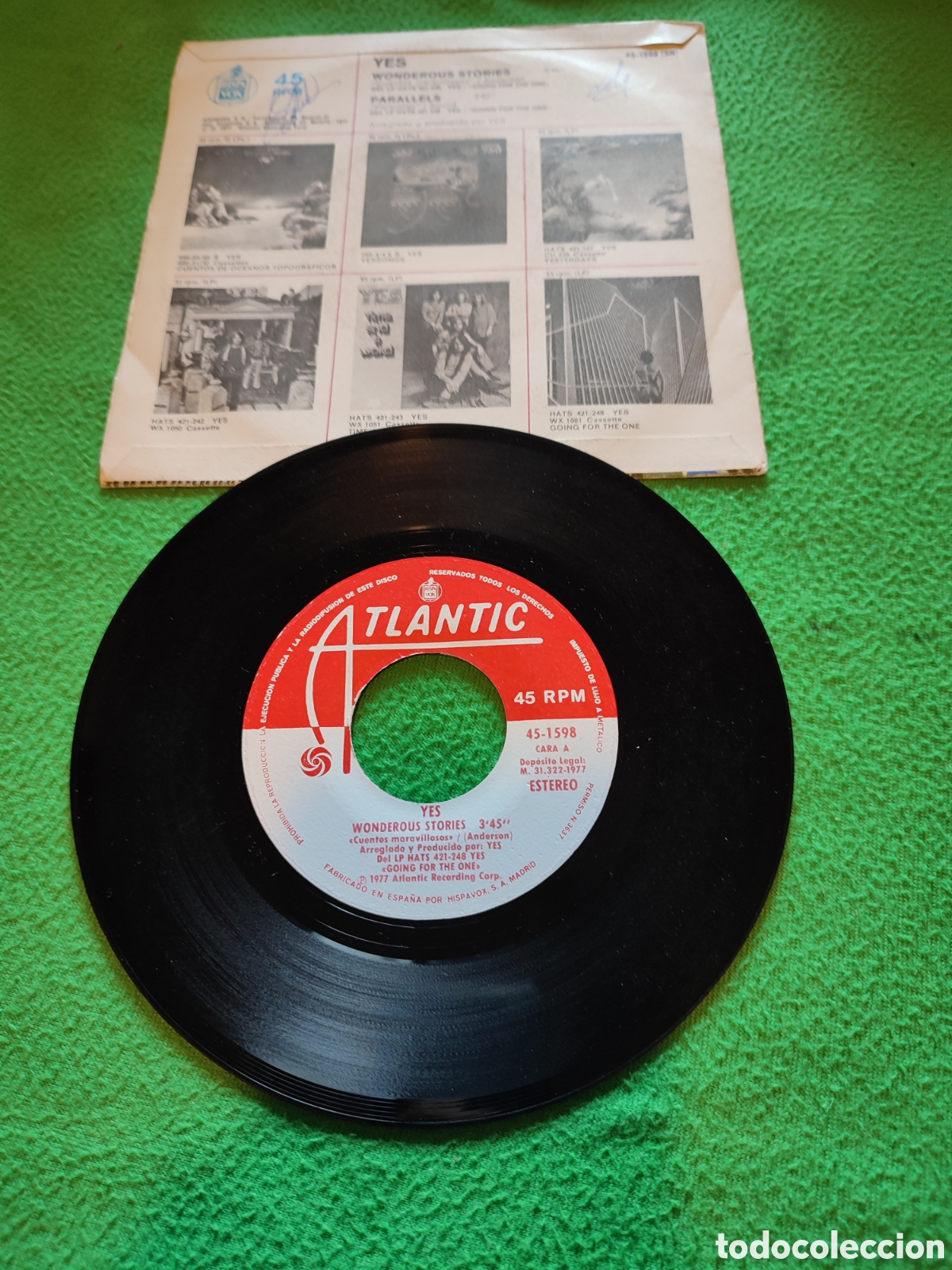 Discos de vinilo: Yes - Wonderous stories - Foto 2