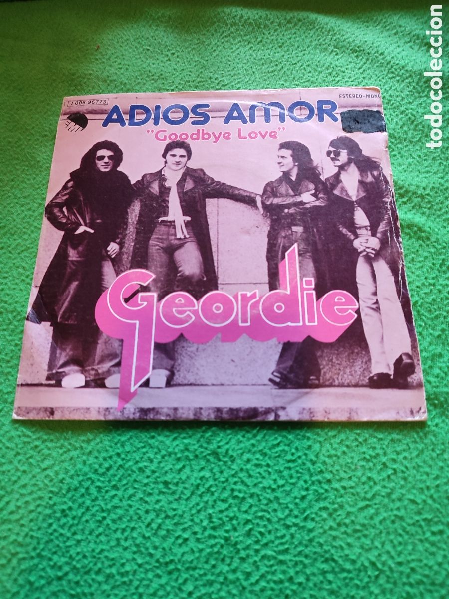 Discos de vinilo: Geordie - Adi&oacute;s amor - Foto 1