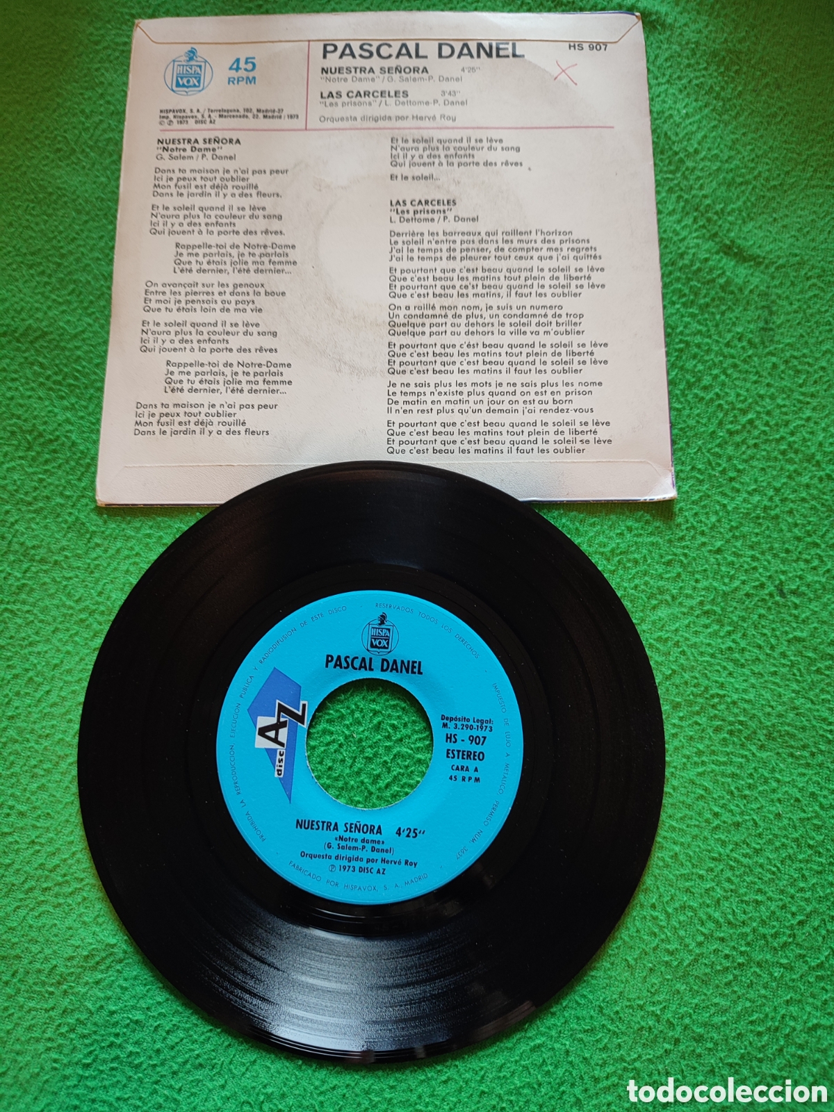 Discos de vinilo: Pascal Danel - Nuestra se&ntilde;ora - Foto 2