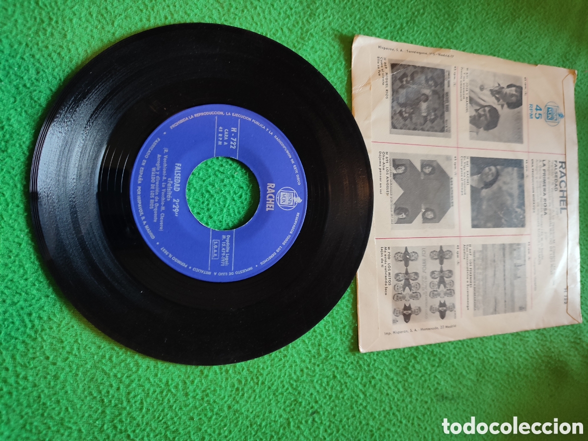 Discos de vinilo: Rachel - Falsedad - Foto 2