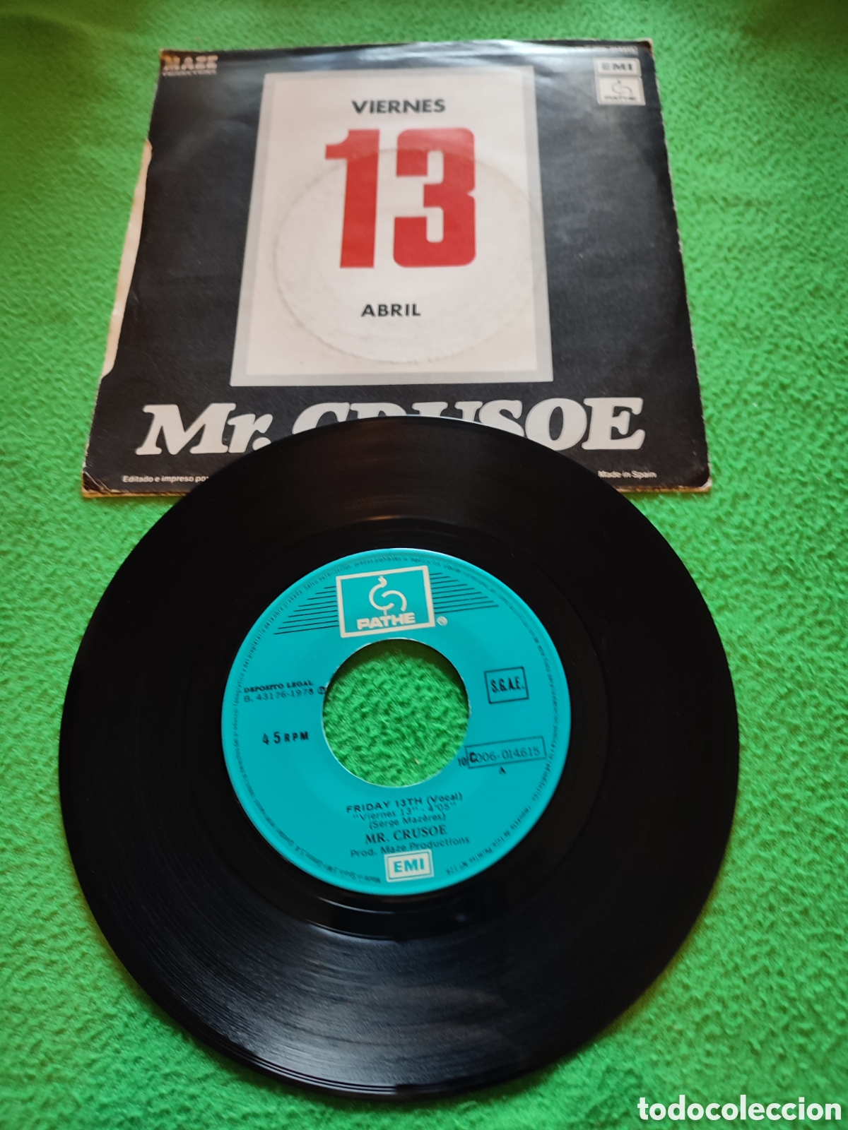 Discos de vinilo: Mr. Crusoe - Viernes 13 abril - Foto 2