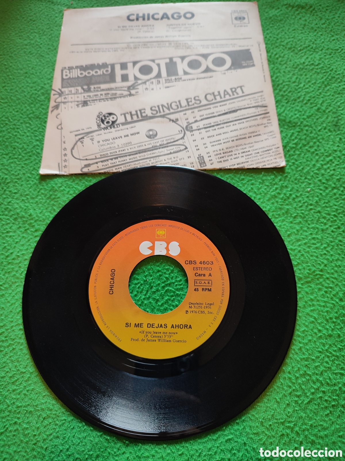 Discos de vinilo: Chicago - Si me dejas ahora - Foto 2