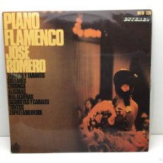 Discos de vinilo: LP VINILO - PIANO FLAMENCO - JOSE ROMERO - HISPA VOX - 1967