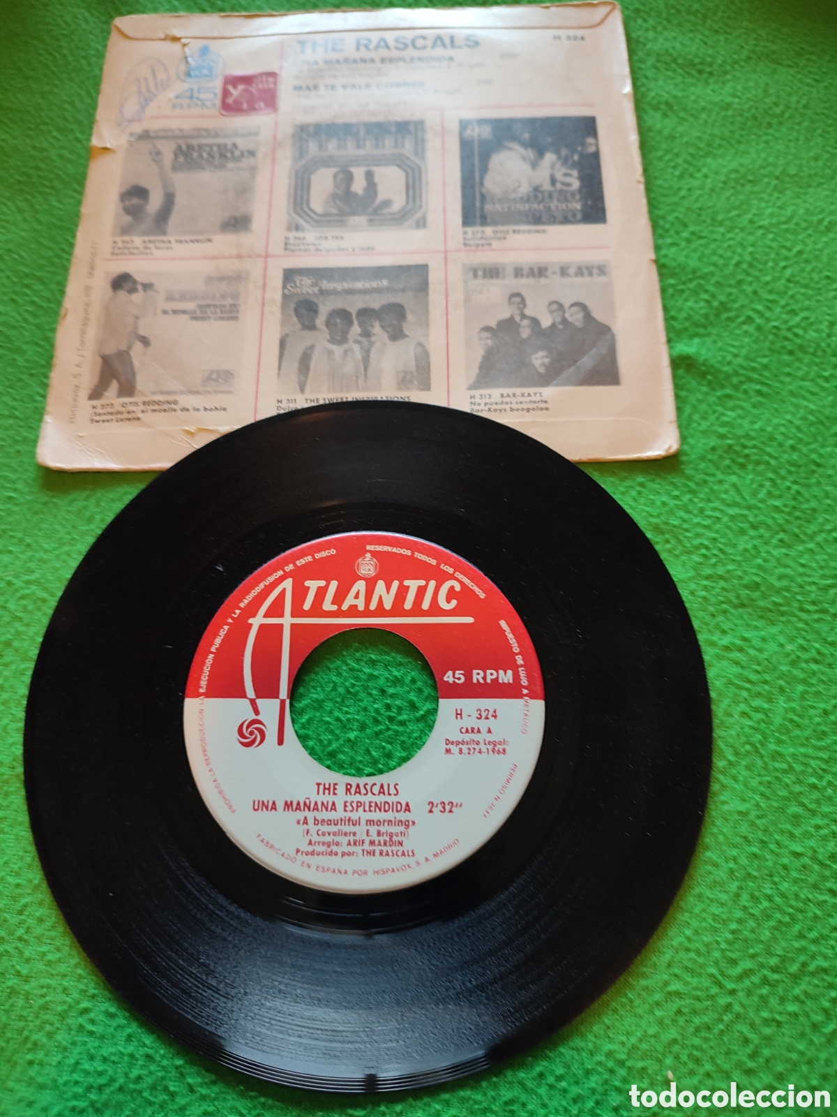 Discos de vinilo: The Rascals - Una ma&ntilde;ana espl&eacute;ndida - Foto 2
