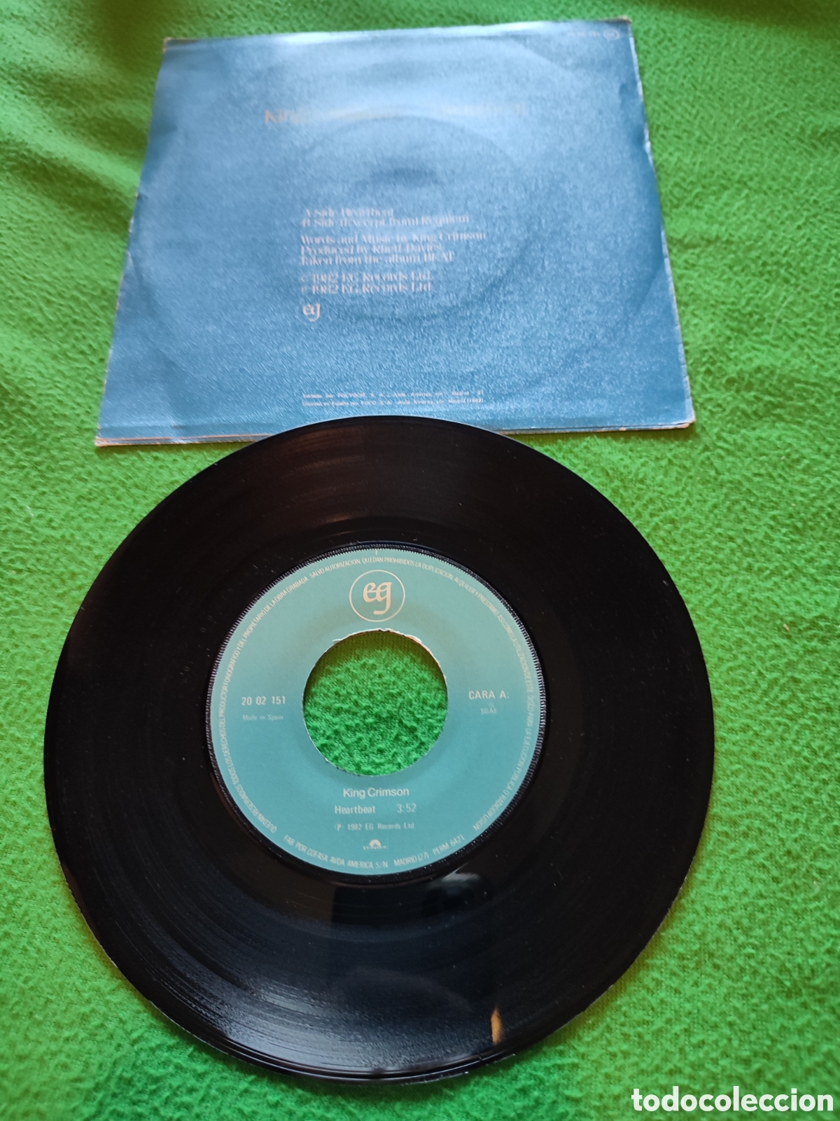 Discos de vinilo: King Crimson - Hearbeat - Foto 2