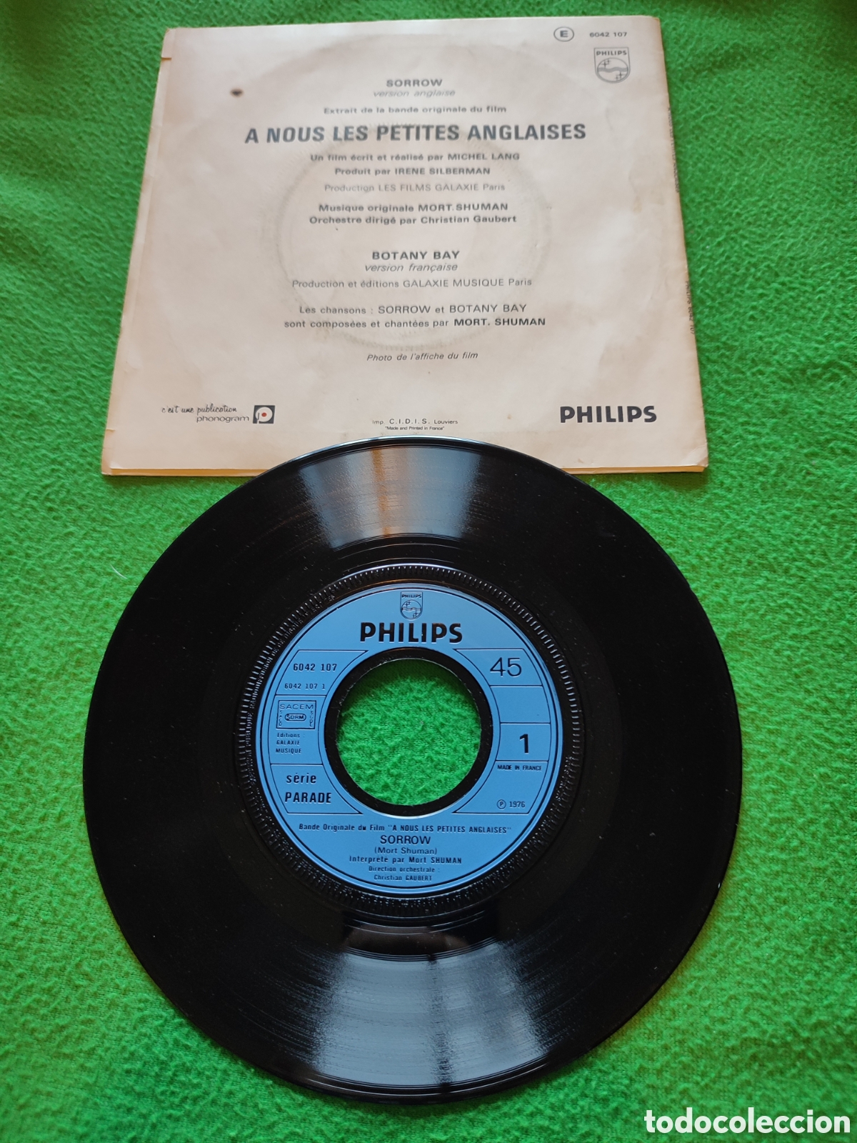 Discos de vinilo: Mort Shuman - Sorrow - Foto 2