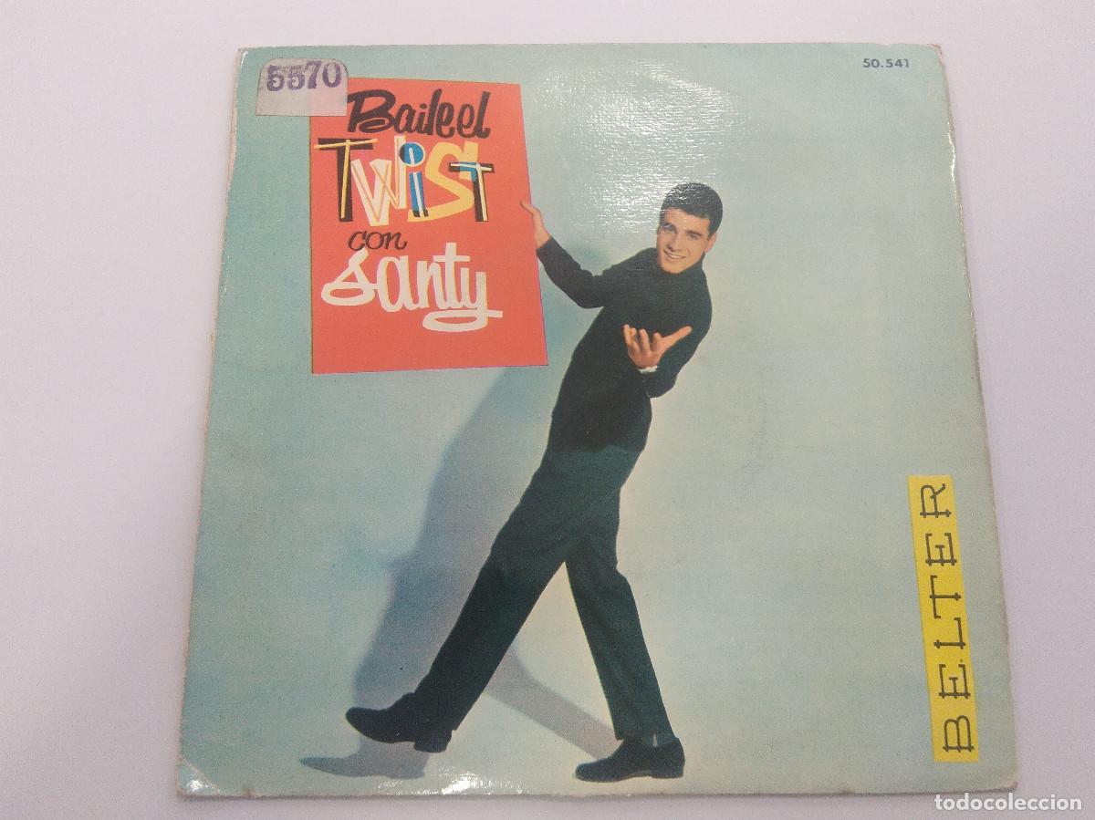 Discos de vinilo: BAILE EL TWIST CON SANTY/SINGLE. - Foto 1